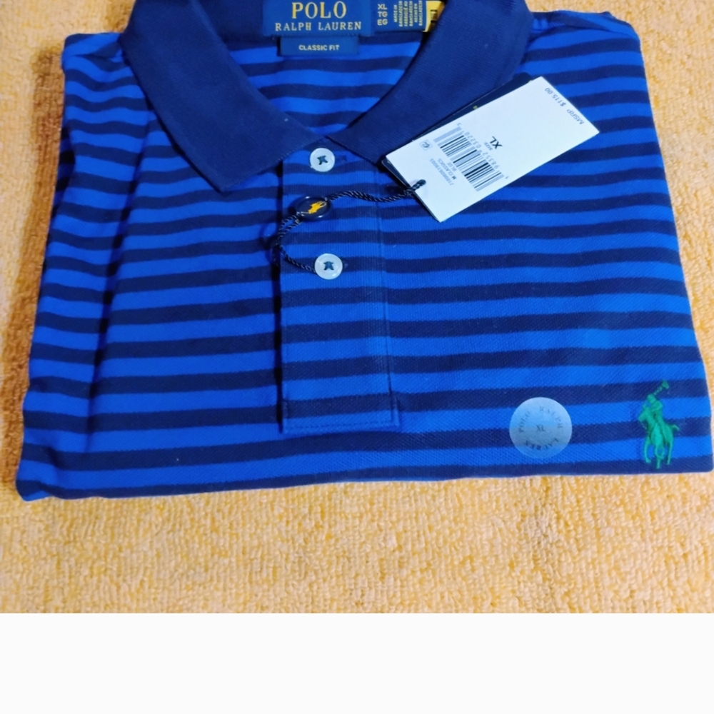 Polo Ralph Lauren Blue Striped Polo Shirt
